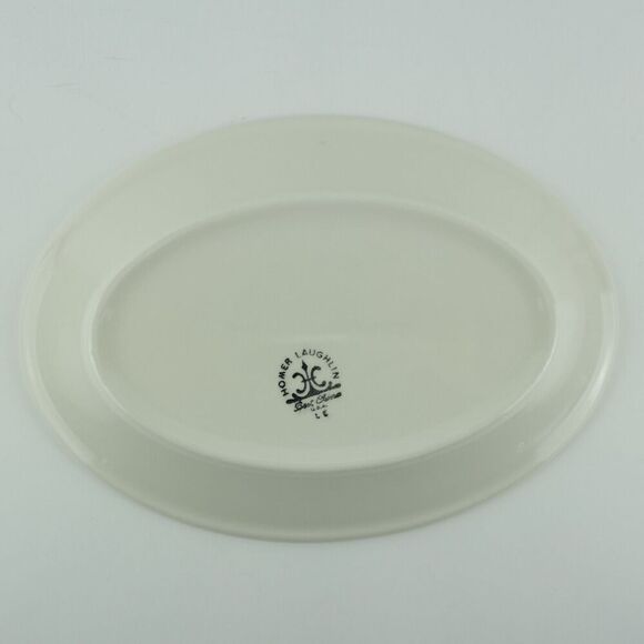 Homer Laughlin Best China Restaurant Ware Gold Medallion Oval Platter - Picture 8 of 8